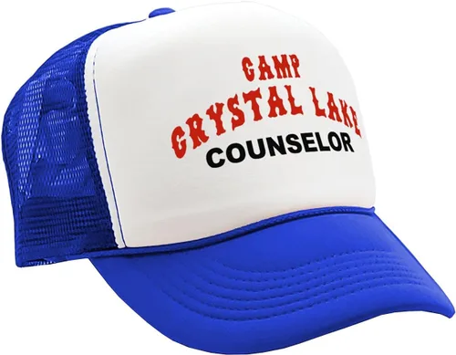 Miniatura 7 de Camp Crystal Lake Counselor - Halloween - Gorra de camionero estilo retro vintage