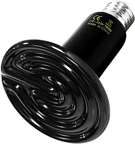 Miniatura 15 de Simple Deluxe Bombilla emisora de calor de cerámica de 25 W (Mini) para reptiles, sin emisor de luz, calentador de gallinero para mascotas anfibias