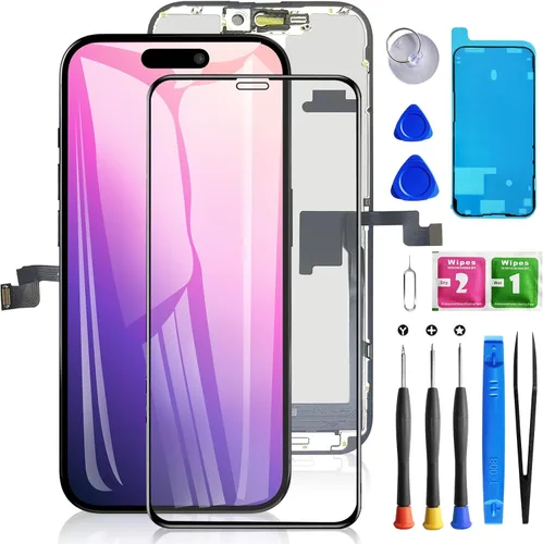 Miniatura 25 de Para iPhone 8/SE 2020 [2ª generación] Reemplazo de pantalla negro de 4.7 pulgadas, pantalla LCD Bsz4uov digitalizador de pantalla táctil, adhesivo