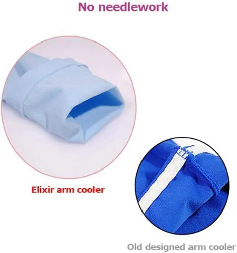 Miniatura 6 de Elixir Golf Sun - Mangas de enfriamiento para brazo de compresión para brazos, protección UV, verde neón (1 par)