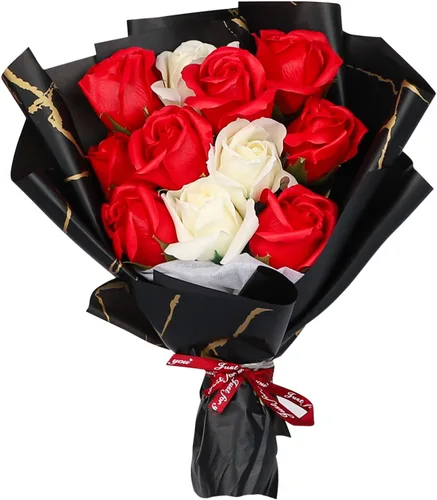 Papel de regalo de flores de mármol, varios colores, impermeable, envoltura de regalo floral, embalaje de ramos, suministros de floristería para