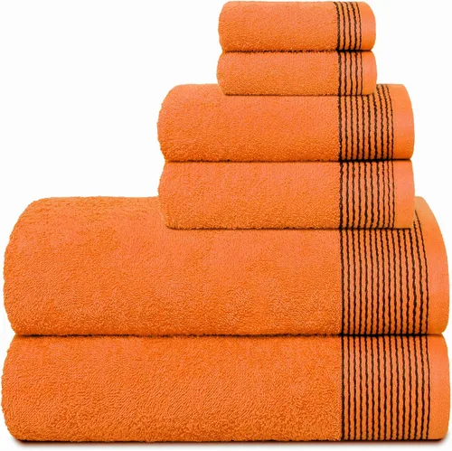 Miniatura 18 de Belizzi Home Juego de 3 toallas de algodón ultra suave, contiene una toalla de baño de 28 x 55 pulgadas, una toalla de mano de 16 x 24 pulgadas y un