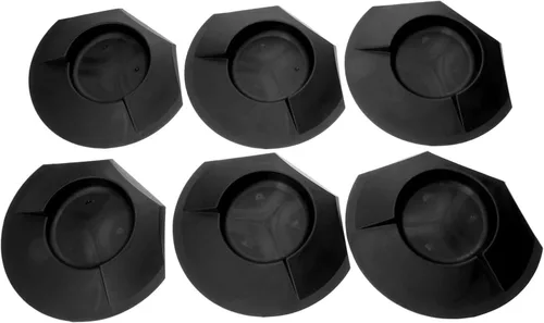MUXSAM 6 tazas de putter en todas las direcciones para practicar golf color negro, copa de entrenamiento de golf, agujero de práctica de golf, ayuda