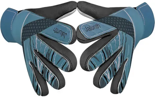 Miniatura 13 de Jalunth Guantes de Portero de Fútbol para Niños y Jóvenes, Guantes de Guardameta Jugador de Campo para Niños y Niñas, Palma de Látex Antideslizante