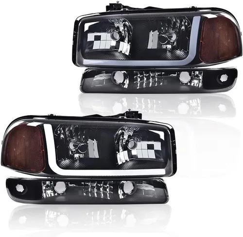 Miniatura 18 de CNNELL Conjunto de faros delanteros compatible con Ford F150 Pickup 2004-2008/Lincoln Mark LT 2006-2008