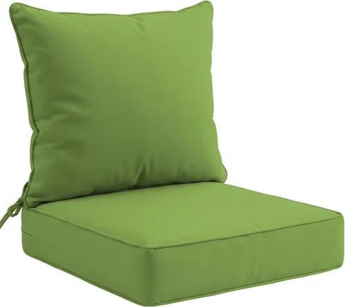 Miniatura 39 de EAGLE PEAK Juego de cojín para asiento profundo de patio al aire libre, 25 x 25 x 5 pulgadas, cojín de respaldo para silla de 2 piezas, juego de 2