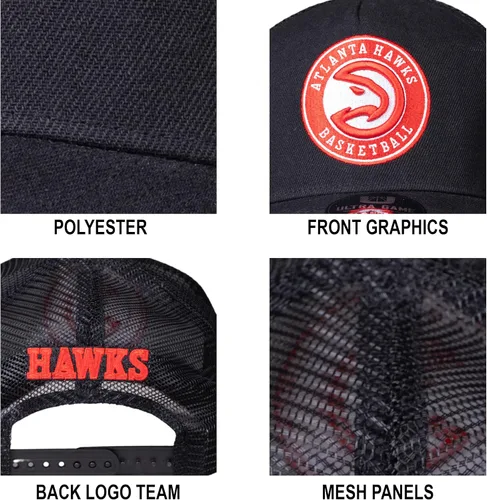 Miniatura 6 de Ultra Game Gorra de béisbol oficial de la NBA para jóvenes, gorra de béisbol con cierre a presión en todo el mundo