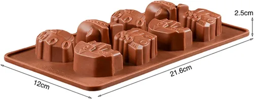 Miniatura 2 de Joyeee 2 moldes de silicona 3D antiadherentes para dulces, vehículos caseros, galletas, jabón, vela, crayón, yeso, arcilla polimérica, bandeja