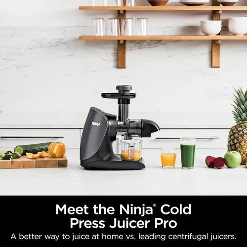 Miniatura 2 de Ninja JC101 Cold Press Pro Juicer, fácil de limpiar, 1ª generación, grafito