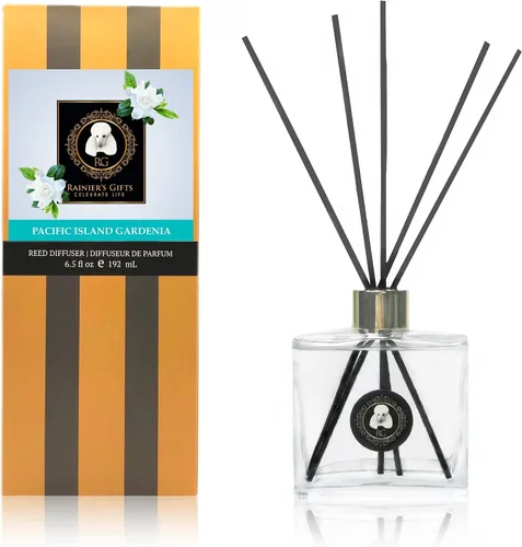 Miniatura 12 de Rainier's Gifts Juego de difusor de varillas (French Country Rose Garden) – Varillas difusoras de aceite perfumado – Ambientador de aromaterapia