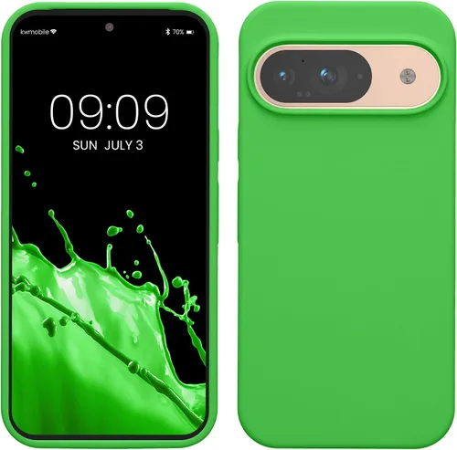 Miniatura 89 de kwmobile Funda Compatible con Google Pixel 6 Pro - Funda de Teléfono de Silicona TPU con Acabado Suave - Azul Caribe