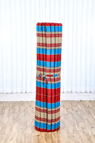 Miniatura 8 de Leewadee - Colchón de piso plegable - Futón japonés enrollable - Tatami de triple plegado - Cama de piso para invitados - Colchón para camping