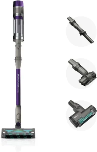 Shark PowerDetect - Aspiradora inalámbrica de mano, potente succión, filtración HEPA, autonomía de 70 minutos, para alfombras y suelos duros,