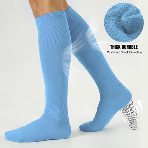 Miniatura 4 de XZQTIVE Conjunto combinado de calcetines de béisbol y softbol y cinturón de béisbol y sóftbol, calcetines de fútbol hasta la rodilla para niños