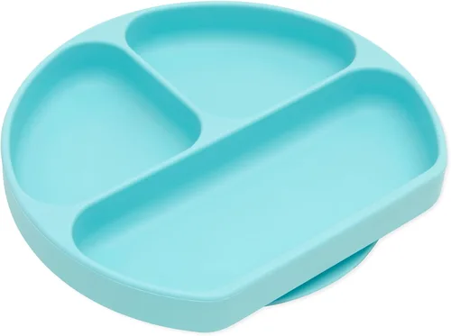 Miniatura 28 de Bumkins Plato de succión para niños pequeños y bebés, cubierta de plato con agarre dividido para bebés y niños, destete guiado por el bebé