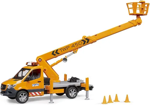 Miniatura 5 de Bruder 02679 MB Sprinter camión de servicio/grúa, cesta hombre w L/S módulo