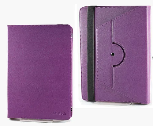 Miniatura 3 de Navitech Funda morada con soporte giratorio de 360º y lápiz capacitivo compatible con tablet CHUWI HiPad Max Touch, tablet de 10.3 pulgadas