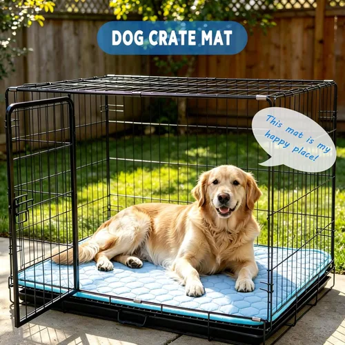 Miniatura 4 de Arc-Chill - Tapete refrescante para perros (Q-Max> 0.45), antideslizante y lavable para mascotas, cama de enfriamiento automático de verano