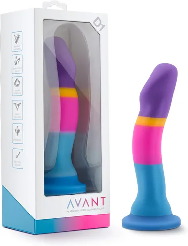 Miniatura 11 de Consolador Blush Avant Opal Dreams de 6 pulgadas ~ Consolador de silicona curvado para punto P para punto G ~ Arnés de base de ventosa compatible