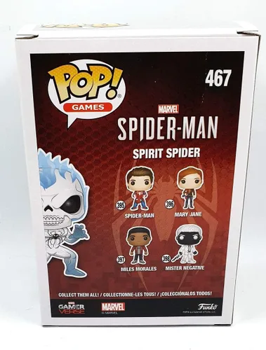 Miniatura 3 de Spider-Man - Figura coleccionable Spirit Spider que brilla en la oscuridad, multicolor