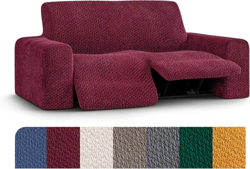 Miniatura 26 de PAULATO BY GA.I.CO. Funda reclinable – Funda de ajuste suave – Protector elástico de muebles reclinables de 1 pieza – Tela de terciopelo lavable a