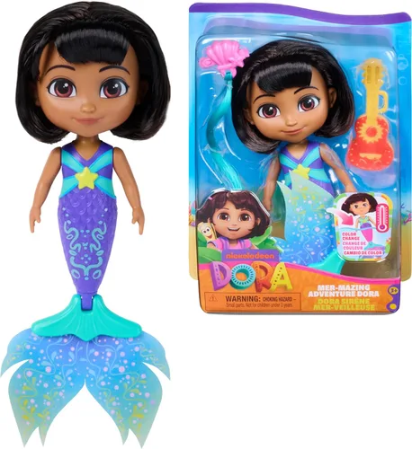 Miniatura 11 de Dora, Best Friends DORA & Boots Set, muñeca de 6 pulgadas con ropa, mochila y botas figura de juguete, juguetes para niños para niñas y niños a