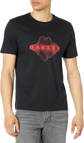 Oakley Camiseta para mujer por encima y por debajo, color apagón, talla XXL de EE. UU