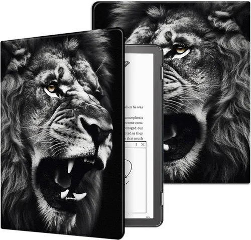Miniatura 78 de Funda para Kindle básico de 6 pulgadas (11.ª generación), múltiples ángulos, piel sintética, delgada, con función de encendido y apagado automático