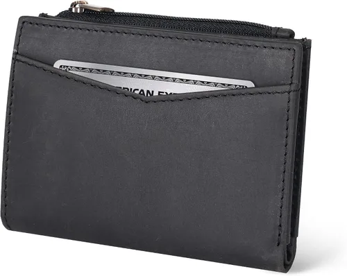 Miniatura 12 de Oak Leathers Cartera de cuero para mujer – Monedero pequeño RFID para tarjetas de crédito y soporte de identificación para damas, regalo