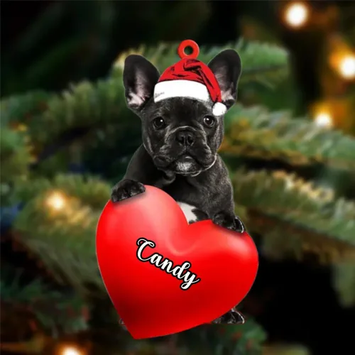 Miniatura 130 de Adornos de Navidad personalizados para perros, nombre personalizado, adorno de Malamute de Alaska, adornos acrílicos, regalos de Navidad, amantes