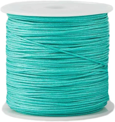 Miniatura 6 de Cordón de nailon trenzado de 150 yardas de 0.020 in, cuerda de hilo de nailon trenzado para pulseras de nudos chinos, collares, macramé, joyería