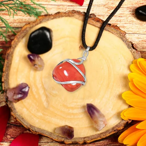Miniatura 57 de PYOR Collar con colgante curativo de Reiki de cristal, gemas de buena suerte, prosperidad, riqueza, piedras preciosas naturales, collares de buena