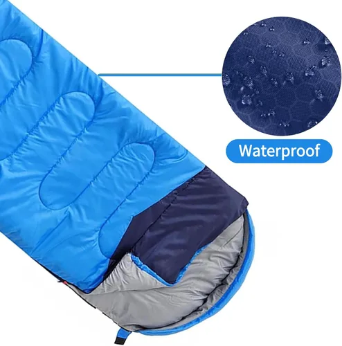 Miniatura 4 de Sacos de Dormir para Adultos, Niños y Niñas - Saco de Dormir Ligero Impermeable para Clima Cálido y Frío con Mochila Compacta, Ideal para 3-4