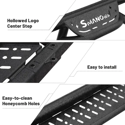 Miniatura 7 de SMANOW Estribos de Carrera Compatibles con Toyota 4Runner 2010-2024 Sin Faldones Laterales