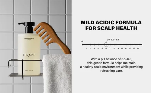 Miniatura 5 de Champú para mejorar la pérdida del cabello, engrosamiento y adelgazamiento del cabello, limpiador de cuero cabelludo de bajo pH con pantenol, ácido