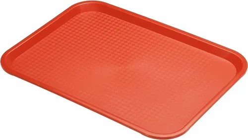 Miniatura 9 de PATIKIL Bandeja de comida rápida de 13.7 x 10.6, bandeja rectangular multiusos reutilizable de plástico PP para restaurante, cocina en casa