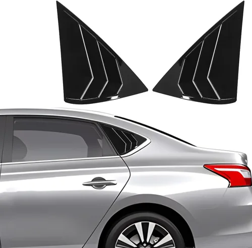 para Nissan Sentra 2013-2019 Accesorios Exteriores Deportivos Persianas de Ventanas Laterales Traseras del Coche Rejillas de Ventilación Cubiertas
