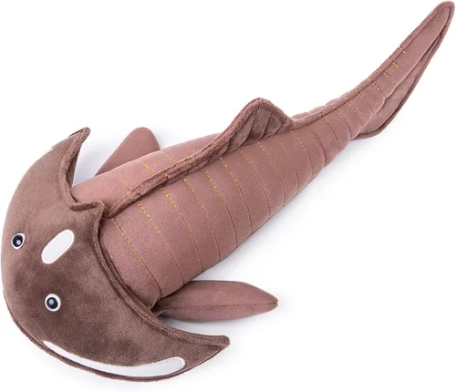 Miniatura 15 de Juguete de peluche realista de organismo antiguo cámbrico Microdictyon – Simulación de 20" de criatura marina del Cámbrico Microdictyon