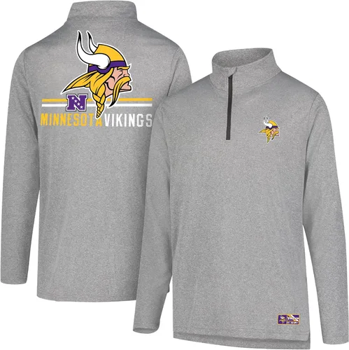 Miniatura 76 de Ultra Game Men's NFL Official Super Soft Quarter Zip Long Sleeve T-Shirt