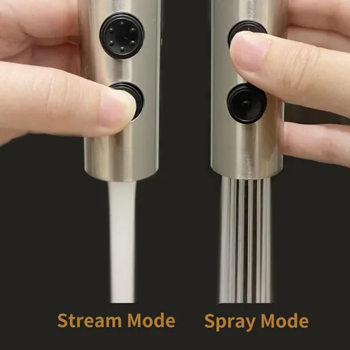 Miniatura 5 de Cabezal rociador de grifo de fregadero de cocina, accesorio rociador de 2 funciones para grifo, pieza de repuesto de cabezal de grifo extraíble