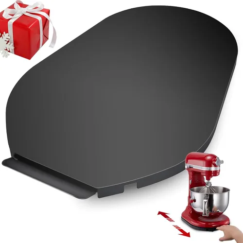 Miniatura 9 de Bandeja deslizante para mezclador para Kitchenaid 4.5-5 Qt con cabeza inclinada - Bandeja rodante de metal para encimera de cocina, deslizador