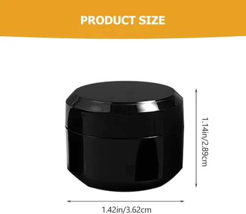 Miniatura 7 de Botellas de crema para ojos rellenables, paquete de 8 recipientes pequeños transparentes de viaje para suero facial, loción y bálsamo