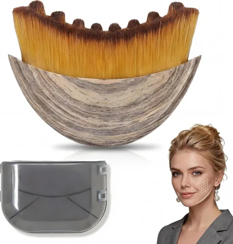 Cepillo facial de contorno linfático 2026, masajeador profesional de drenaje linfático, cepillo de drenaje linfático facial para antihinchazón,