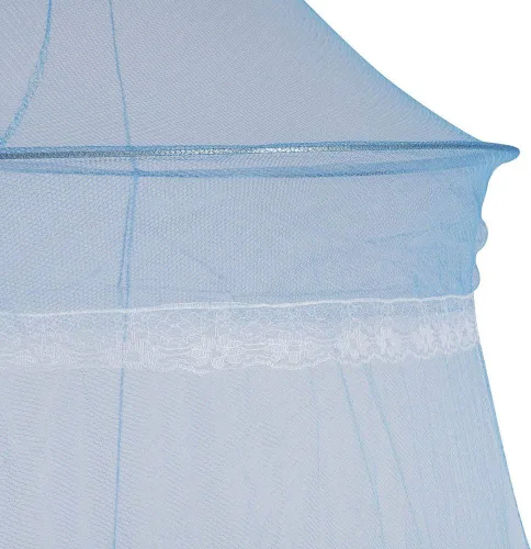 Miniatura 8 de Toldo de cama de mosquitero para niñas, cortinas de cama tamaño Queen desde el techo, decoración de cama para cuna, camas de niños y adultos, Azul