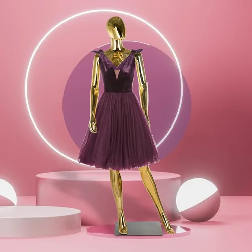 Vestido de maniquí femenino de cuerpo completo – Vestido de maniquí de 70 pulgadas, pantalla de cuerpo completo, ajustable, soporte de torso de