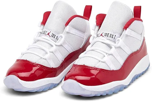 Miniatura 2 de Toddler's Jordan 11 Retro Cherry WhiteVarsity Red-Black (378040 116)