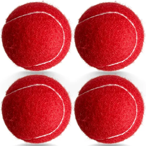 Miniatura 8 de Pelotas de tenis, paquete de 4 pelotas de tenis de práctica para principiantes, pelotas de tenis de entrenamiento para mascotas y perros Verde