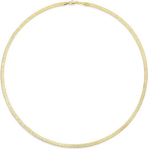 Miniatura 3 de Tienda Essentials Cadena de espiga chapada en oro o plata esterlina de 14 quilates