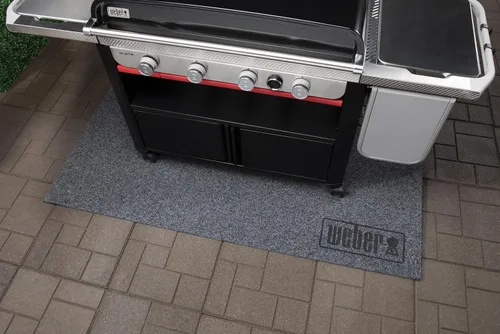 Miniatura 6 de Weber Alfombrilla de protección de suelo XL – Alfombrilla extra grande para parrilla que protege superficies de patio y terraza, resistente al calor