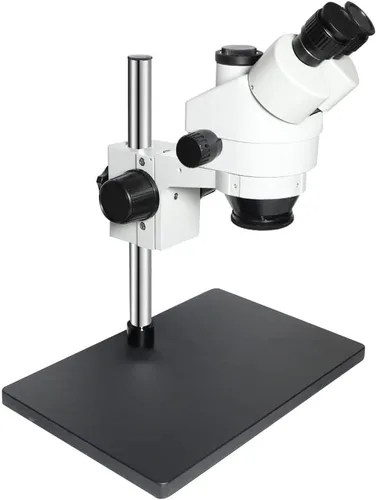 Miniatura 4 de Kit de accesorios para microscopio de 38 MP compatible con cámara de microscopio USB 3.5X-90X microscopio estéreo trinocular simulfocal para Soporte